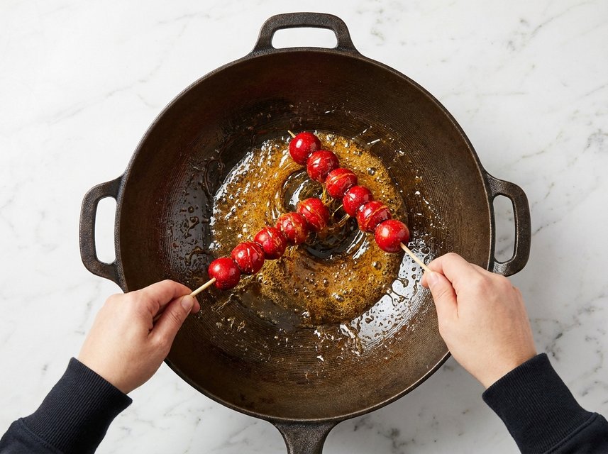 Step 5: Coat with Syrup