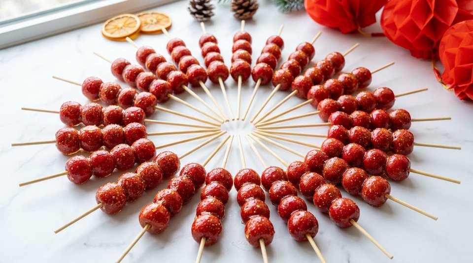 Candied Hawthorn  (Bing Tang Hu Lu) 冰糖葫芦