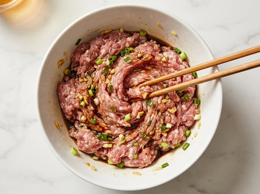 Step 2: Prepare the Pork Filling