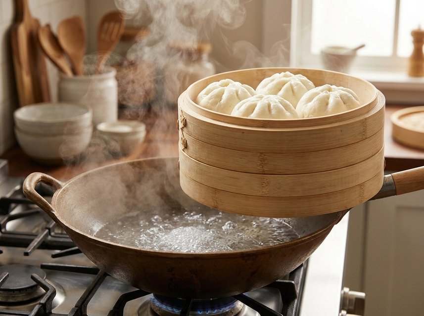 Step 6: Steam the Buns
