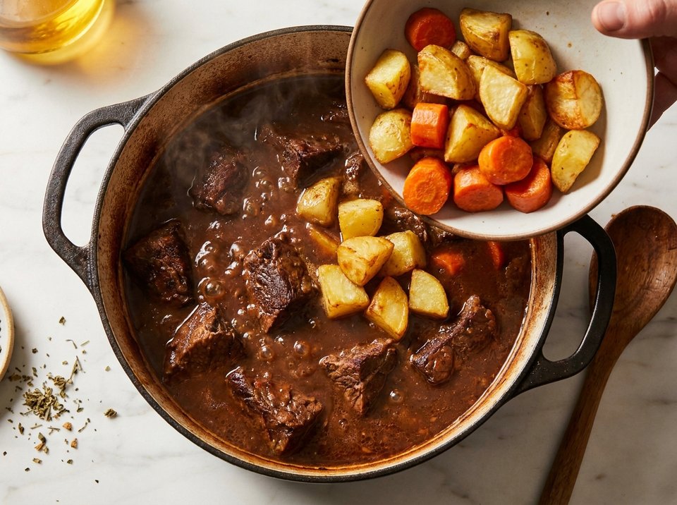 Step 5: Add Potatoes and Carrots