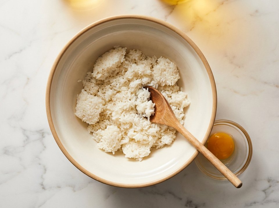 Step 1: Loosen the Cold Rice