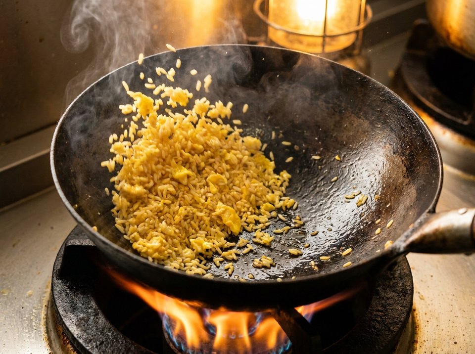 Step 3: Wok-Fry Over Maximum Heat