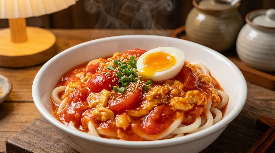 Tomato Sauce Noodles (Da Lu Mian) 西红柿鸡蛋打卤面