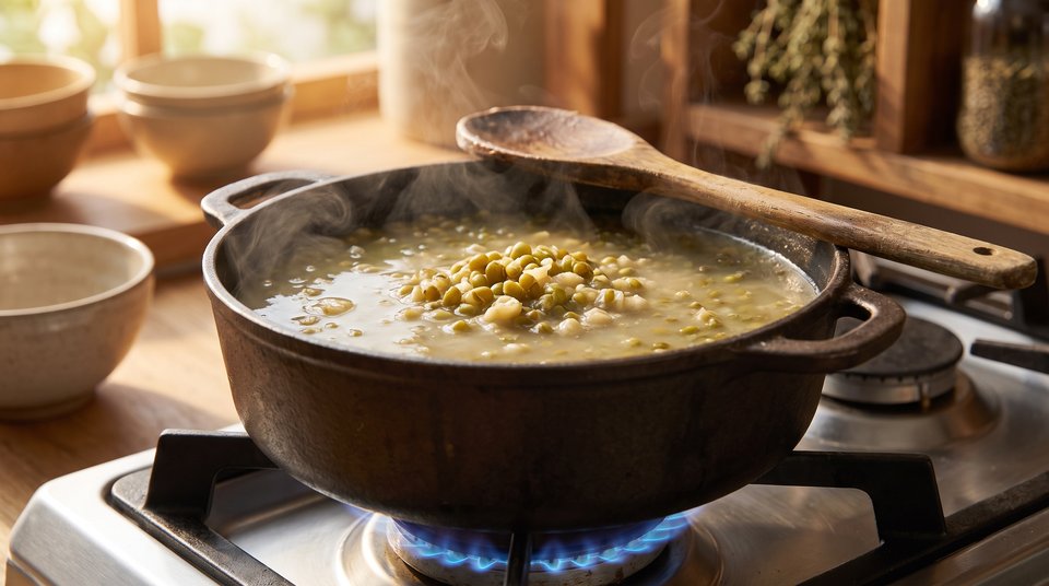 Step 3: Simmer Until the Beans Burst