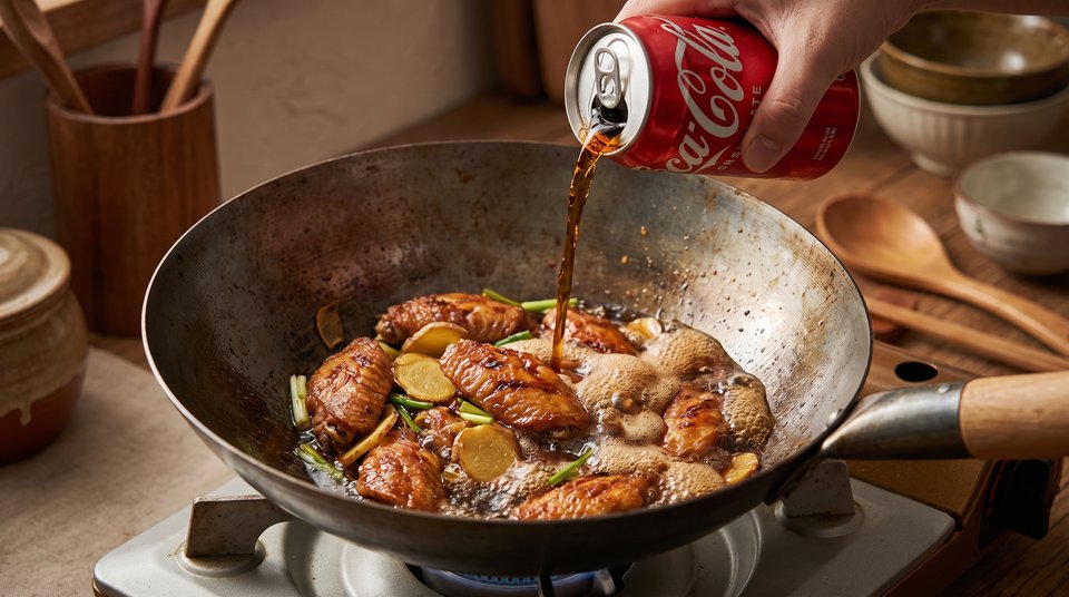 Step 3: Add Cola and Seasonings