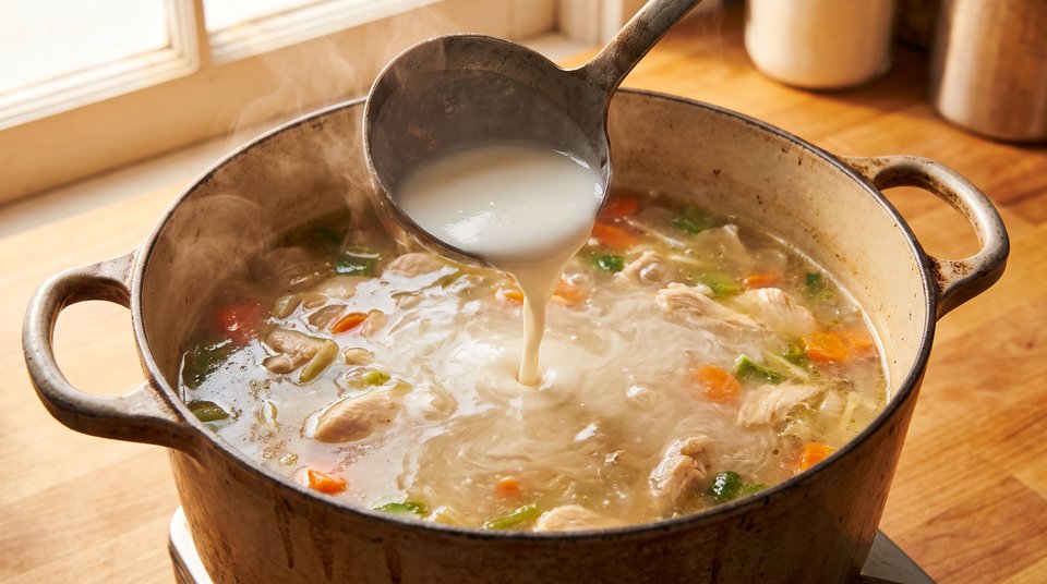 Step 4: Thicken with Cornstarch Slurry