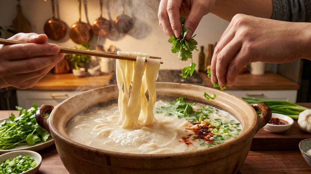 Step 5: Boil the Noodles in Broth