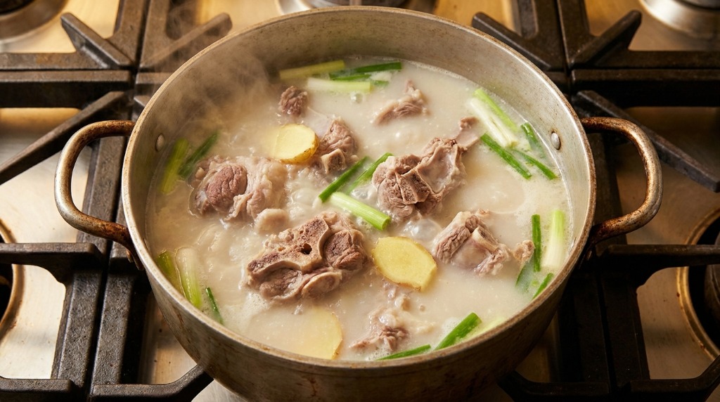 Step 1: Prepare and Simmer the Lamb Broth
