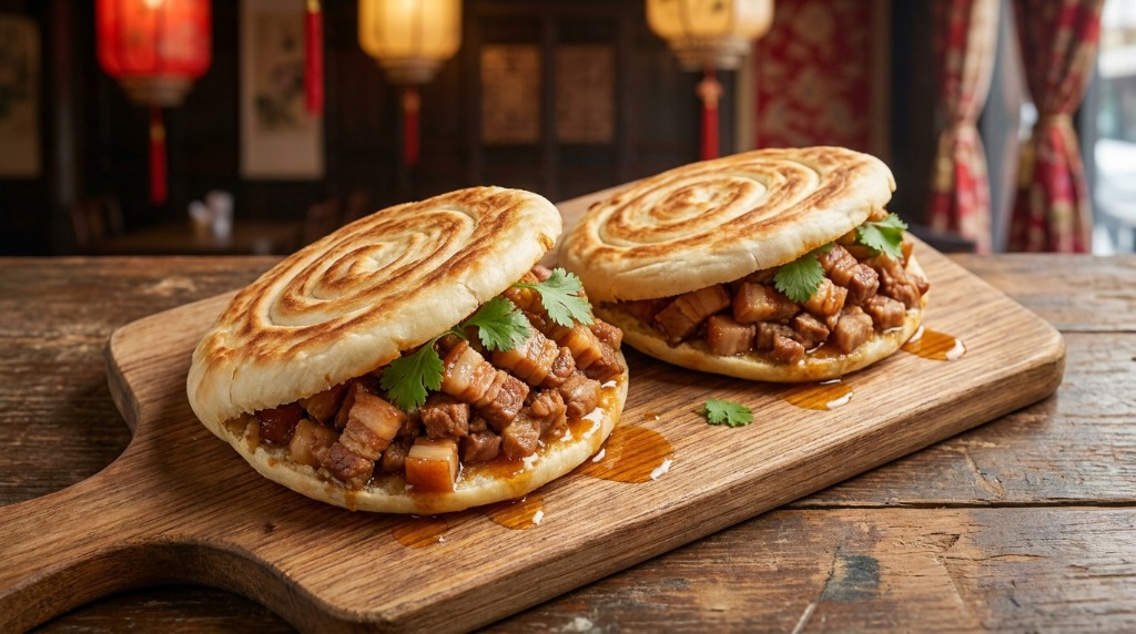 Rou Jia Mo (Chinese Pork Burger) 肉夹馍
