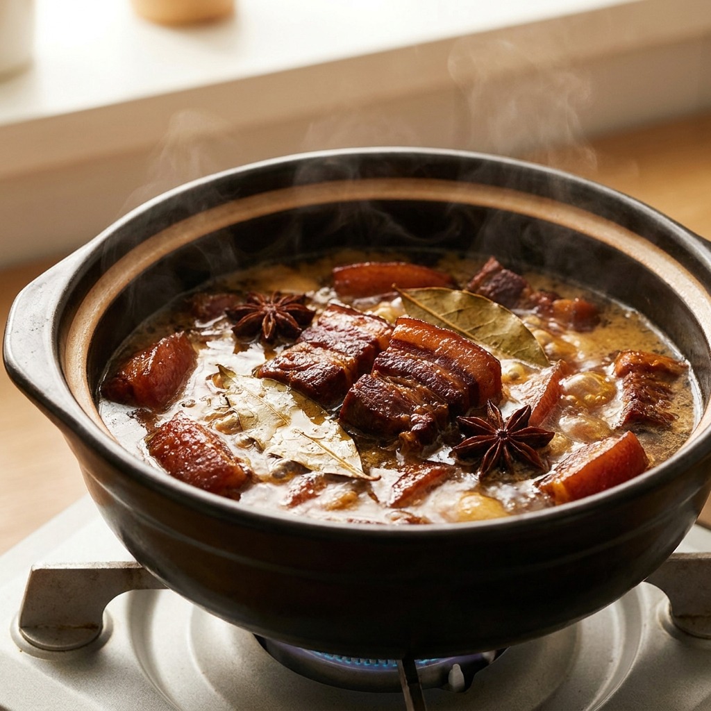 Step 2: Braise the Pork Belly