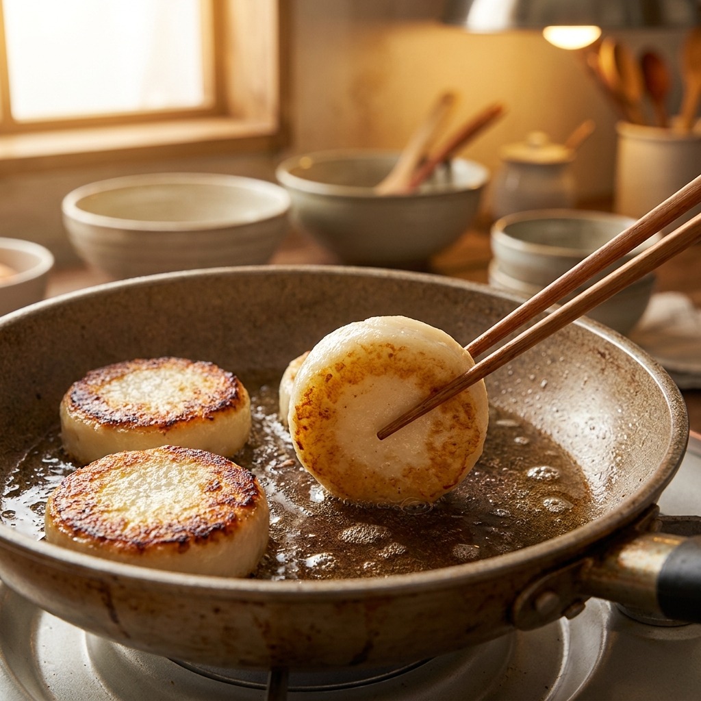 Step 2: Pan-Fry Until Golden