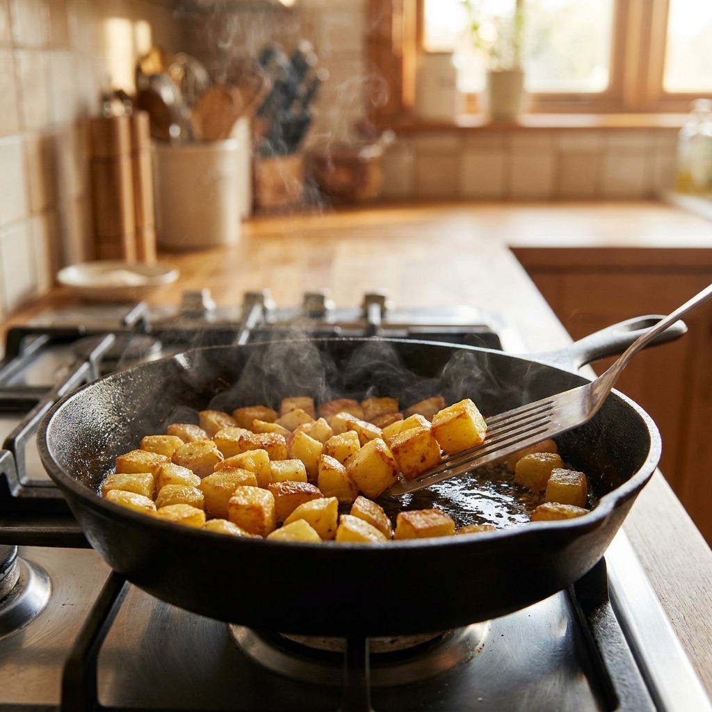 Step 2: Pan-Fry Until Golden and Crispy
